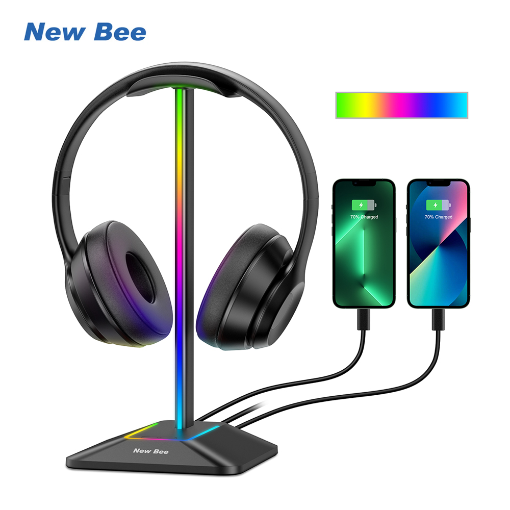 Gaming Setup Desk - 新しい Bee Z8 RGB ヘッドフォンスタンドホルダー 2