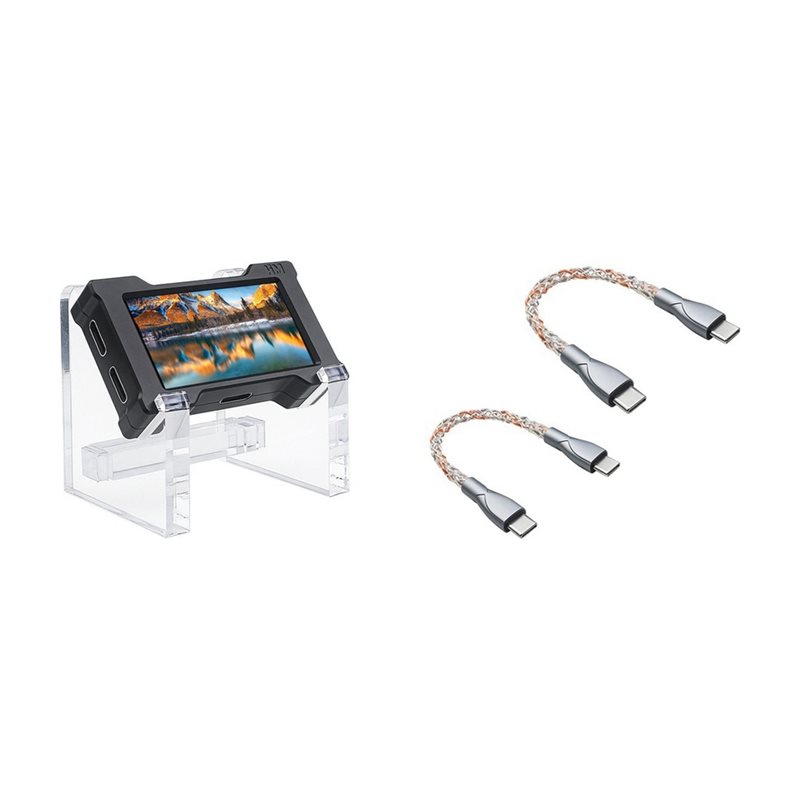 Desk Setup Hub - HMLAB ZNEO ゲーミングUSBハブ 2-3ポート 8Khz スクリーン付き