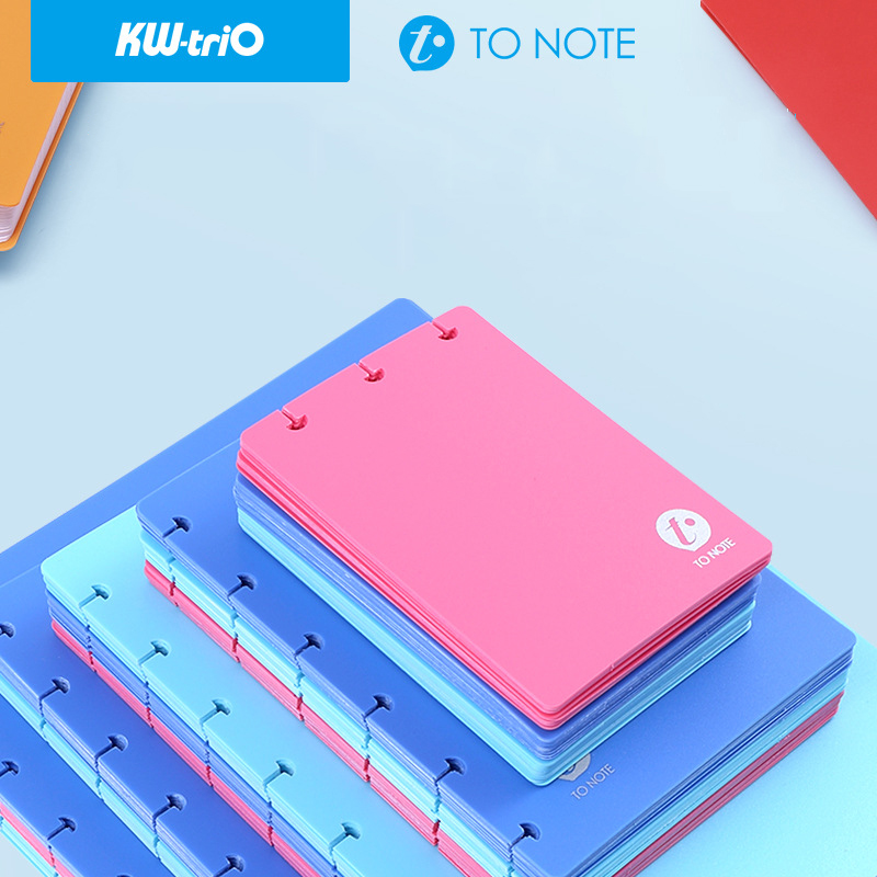 Ring Binder Box - キノコ穴カバー,ルーズリーフ,ノートブック,リングバインダー,5リングプランナー,KW-TRIO