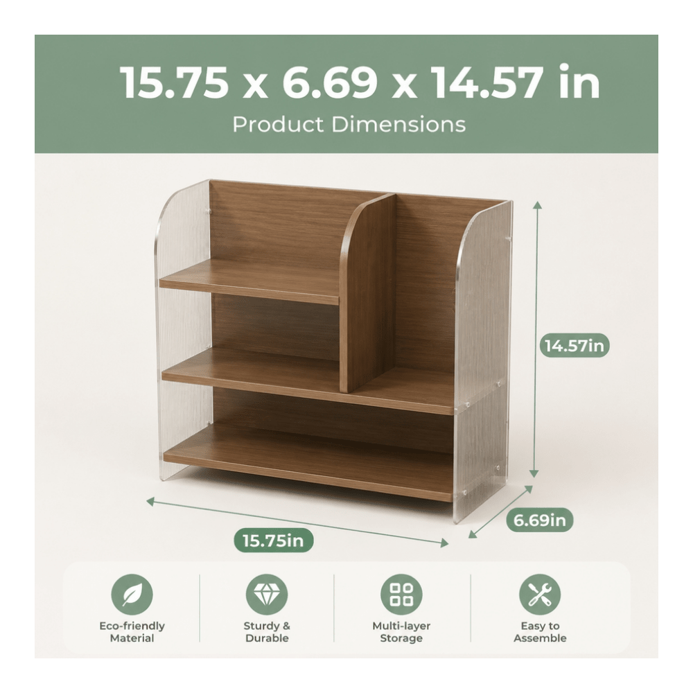Desk Setup Living Room - 白いWi-Fiルーター収納ボックス – 現代的なリビングルーム、ホームオフィス、メディアエリアに最適な、すっきりとした白を基調としたミニマルなデザインのデスクオーガナイザー。配線を隠してすっきりとした空間を演出します。