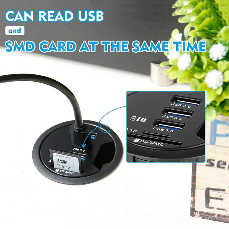 外部ステレオサウンド付きUSB3.0ハブアダプター,サウンド - Desk Setup Hub のレビューと価格