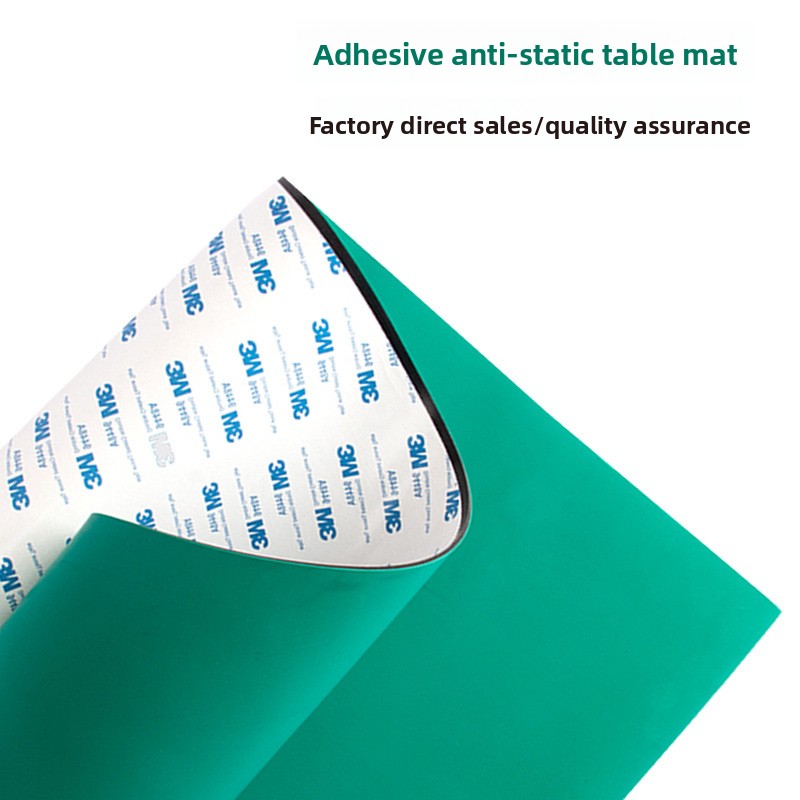 3M粘着剤付き帯電防止ゴム製作業台マット、高温耐性テーブルパ - Rubber Mat Desk のレビューと価格