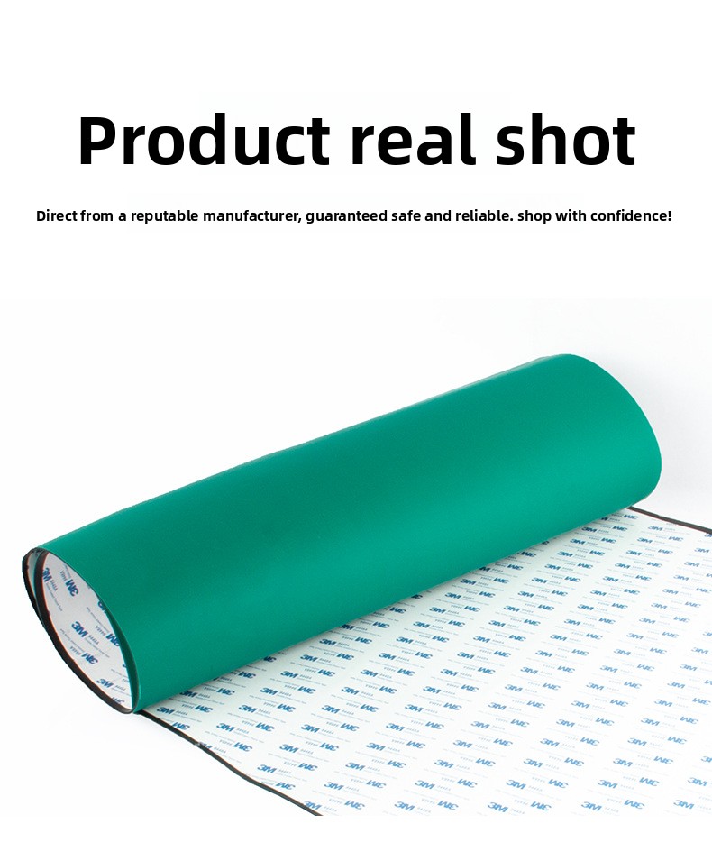 3M粘着剤付き帯電防止ゴム製作業台マット、高温耐性テーブルパ - Rubber Mat Desk のレビューと価格