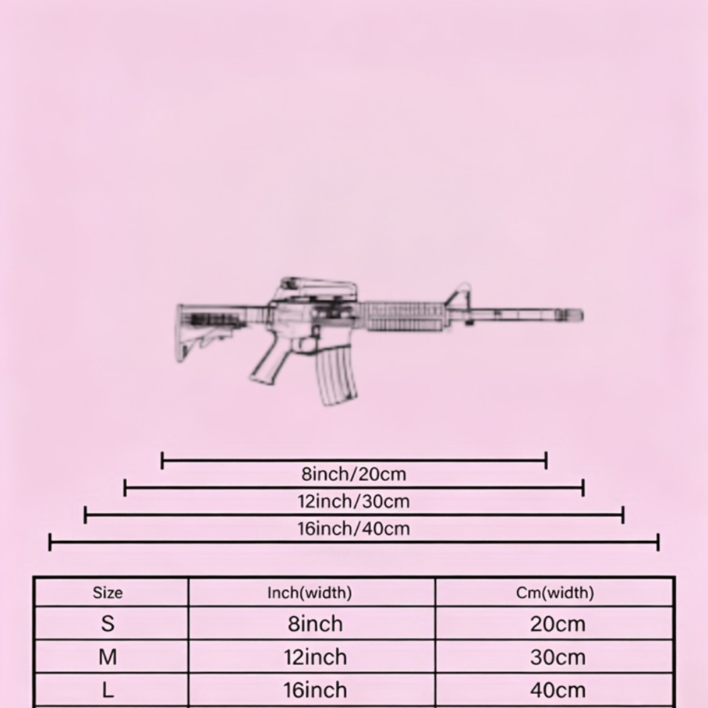 CIFbuy M4ライフル AR15ガン シルエット柄 ゲー - Rubber Mat Desk のレビューと価格