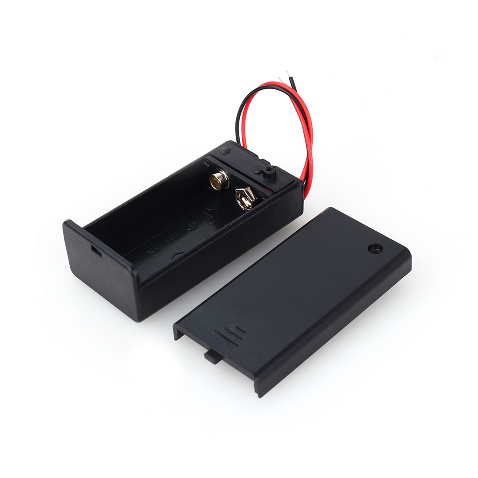 9V ボルト PP3 バッテリーホルダーボックス DC ケー - Cable Box Organizer のレビューと価格