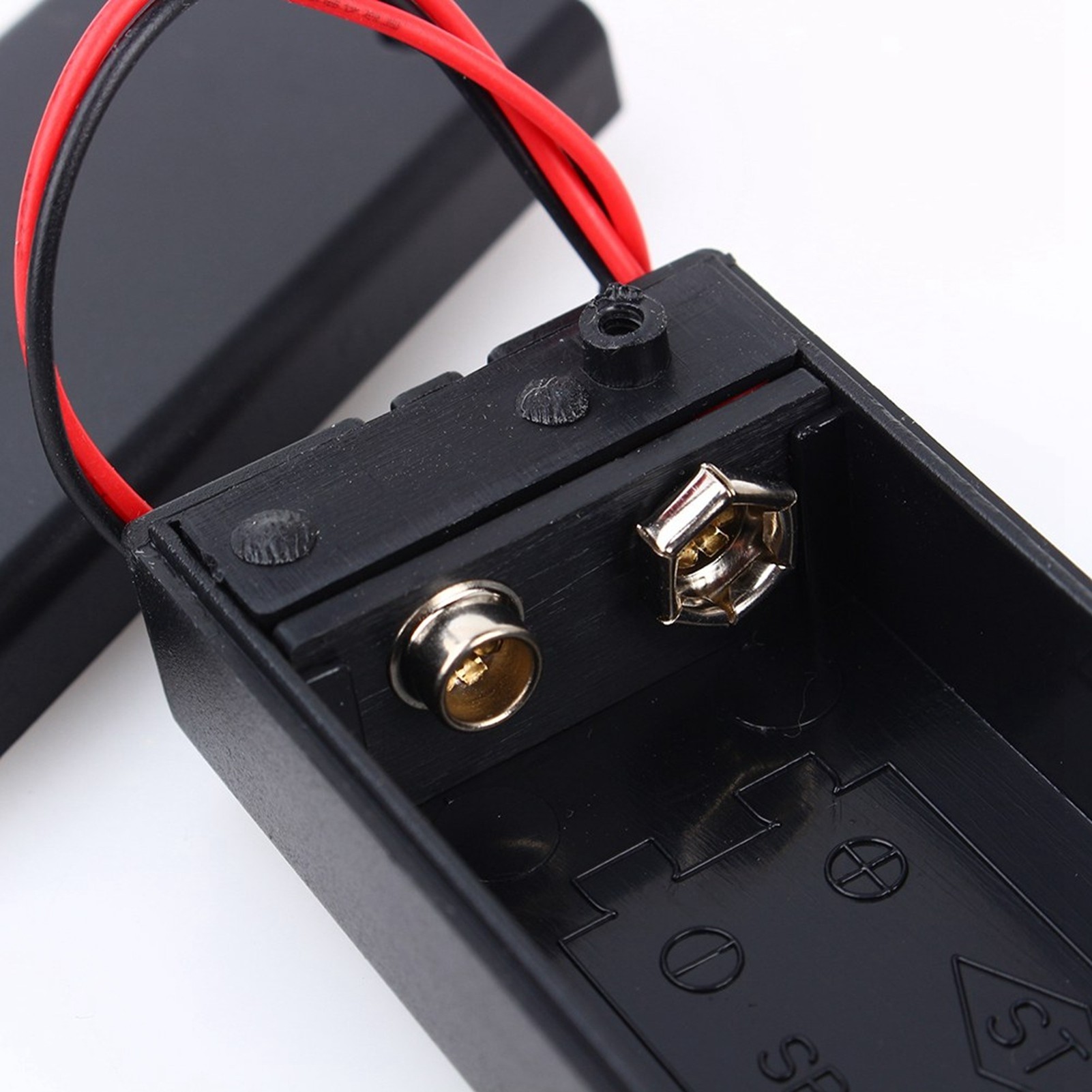 9V ボルト PP3 バッテリーホルダーボックス DC ケー - Cable Box Organizer のレビューと価格