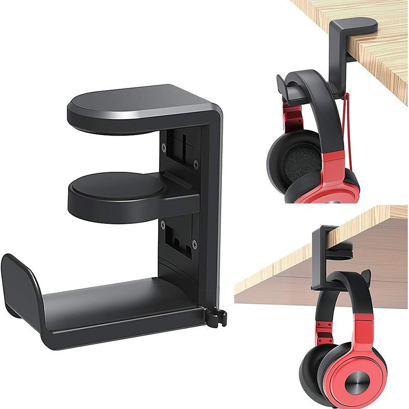 PCゲーミングヘッドフォンスタンド ヘッドセットフックホルダ - Gaming Setup Desk のレビューと価格
