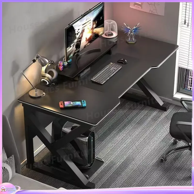 カフェメタルゲーミングデスクブラックMDFコンピューターテー - Desk Setup Gaming Pc のレビューと価格