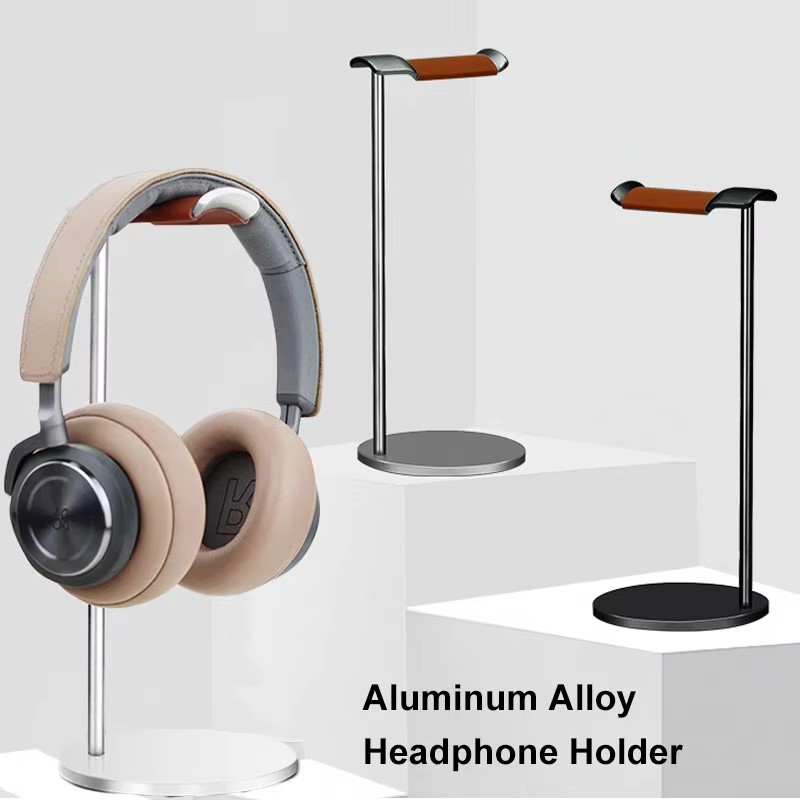 湾曲したアルミニウム製ヘッドフォンスタンドラック、頑丈な金属 - Gaming Setup Desk のレビューと価格