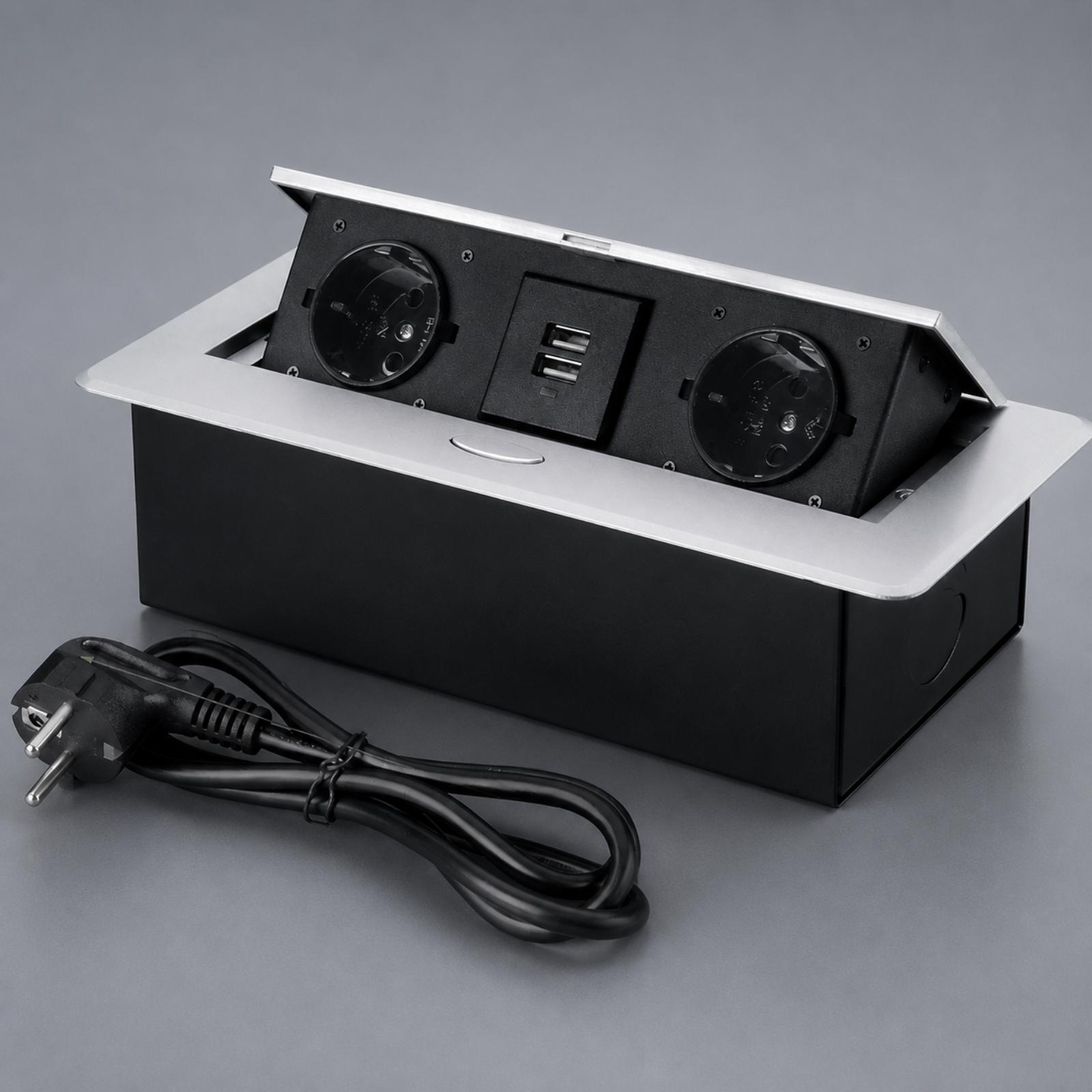 クイックセットアップデスクトップ電源コンセント、CE認証取得 - Desk Setup Hub のレビューと価格