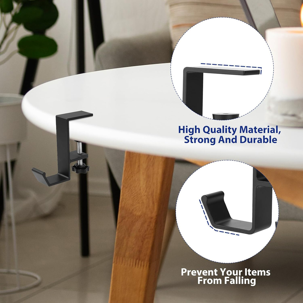 アルミ合金ヘッドフォンフックハンガーユニバーサルゲーミングヘ - Gaming Setup Desk のレビューと価格