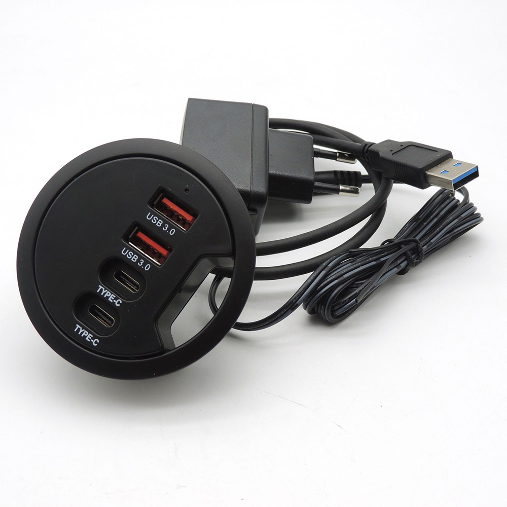 USBデスクハブ3.0、2つのUSB 3.0ポートと2つのT - Desk Setup Hub のレビューと価格