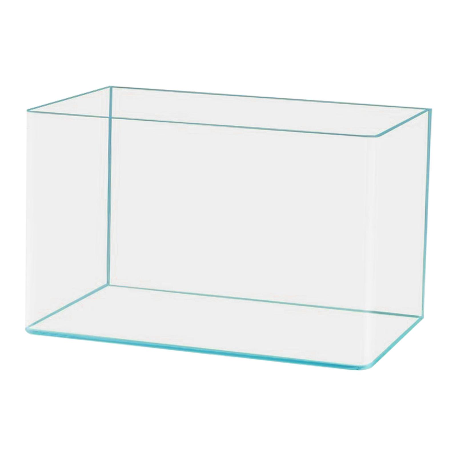 透明なガラスの水槽の装飾、お手入れが簡単、ミニマリストのデス - Desk Setup Clean のレビューと価格