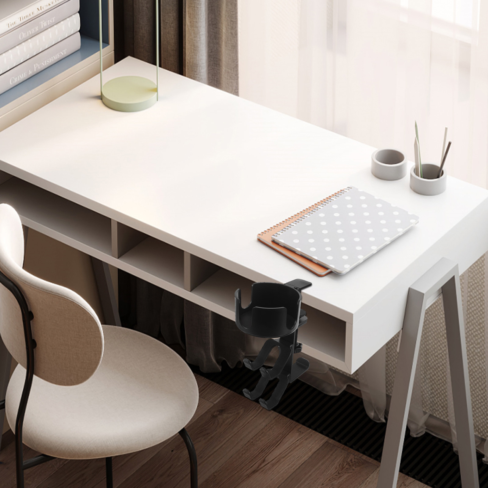 多機能ヘッドホン収納オーガナイザースタンド デスクトップヘッ - Desk Setup Headphone Stand のレビューと価格