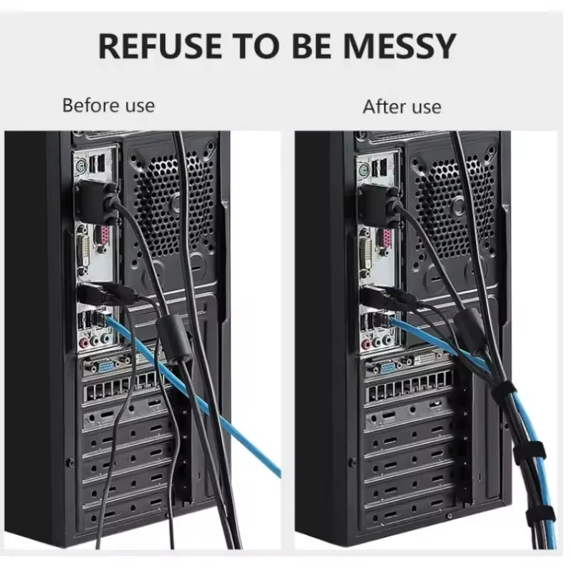 1/5Mケーブルマネージャー データケーブル収納ツール ベル - Cable Box Organizer のレビューと価格