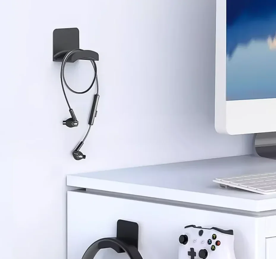 ノーパンチヘッドフォンフッククリップホルダーゲーミングヘッド - Gaming Setup Desk のレビューと価格