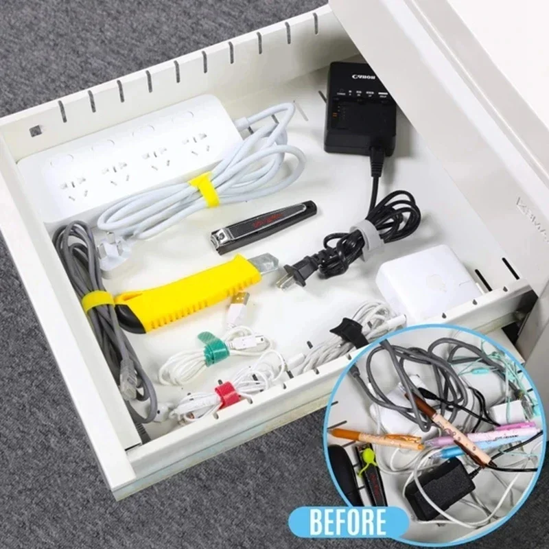 10/30/50個入り USBケーブルオーガナイザー ケーブ - Cable Box Organizer のレビューと価格