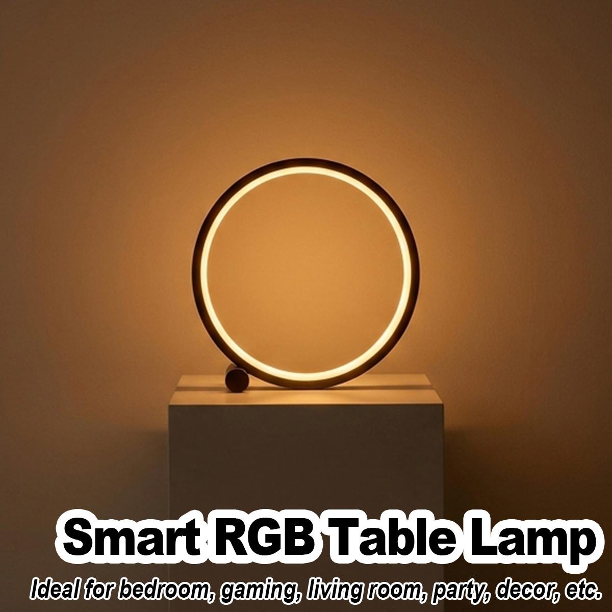スマートテーブルランプ音楽同期無段階調光テーブルランプ雰囲気 - Desk Setup Black のレビューと価格