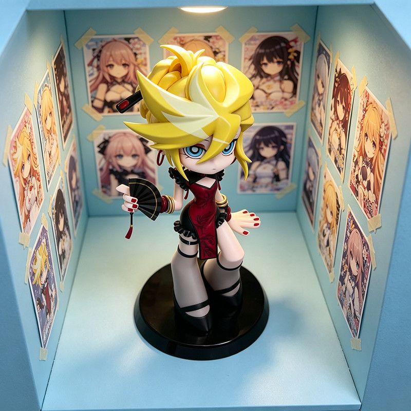 12 センチメートルかわいい女の子テーブルオーナメントパンテ - Desk Setup Girl のレビューと価格