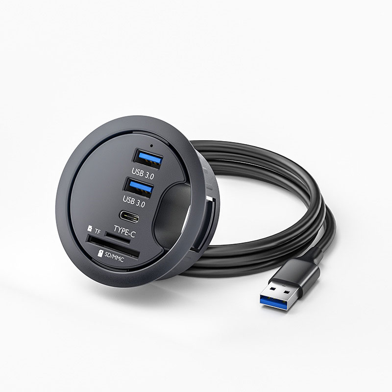 USB ハブ 3.0 マウントデスクドッキングステーションマ - Desk Setup Hub のレビューと価格