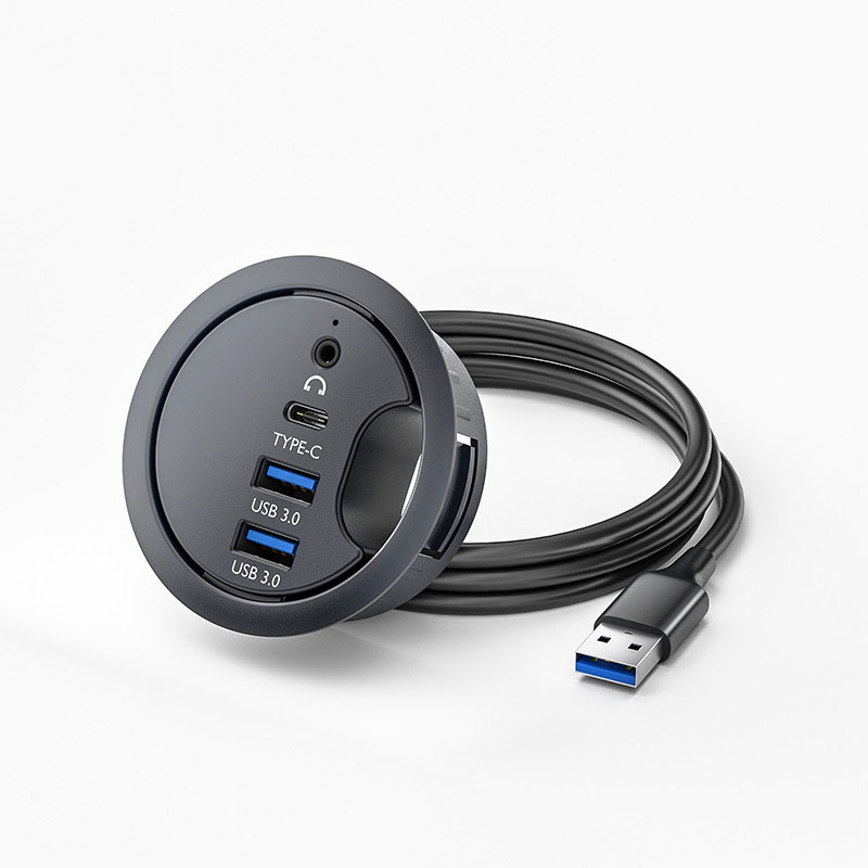 USB ハブ 3.0 マウントデスクドッキングステーションマ - Desk Setup Hub のレビューと価格