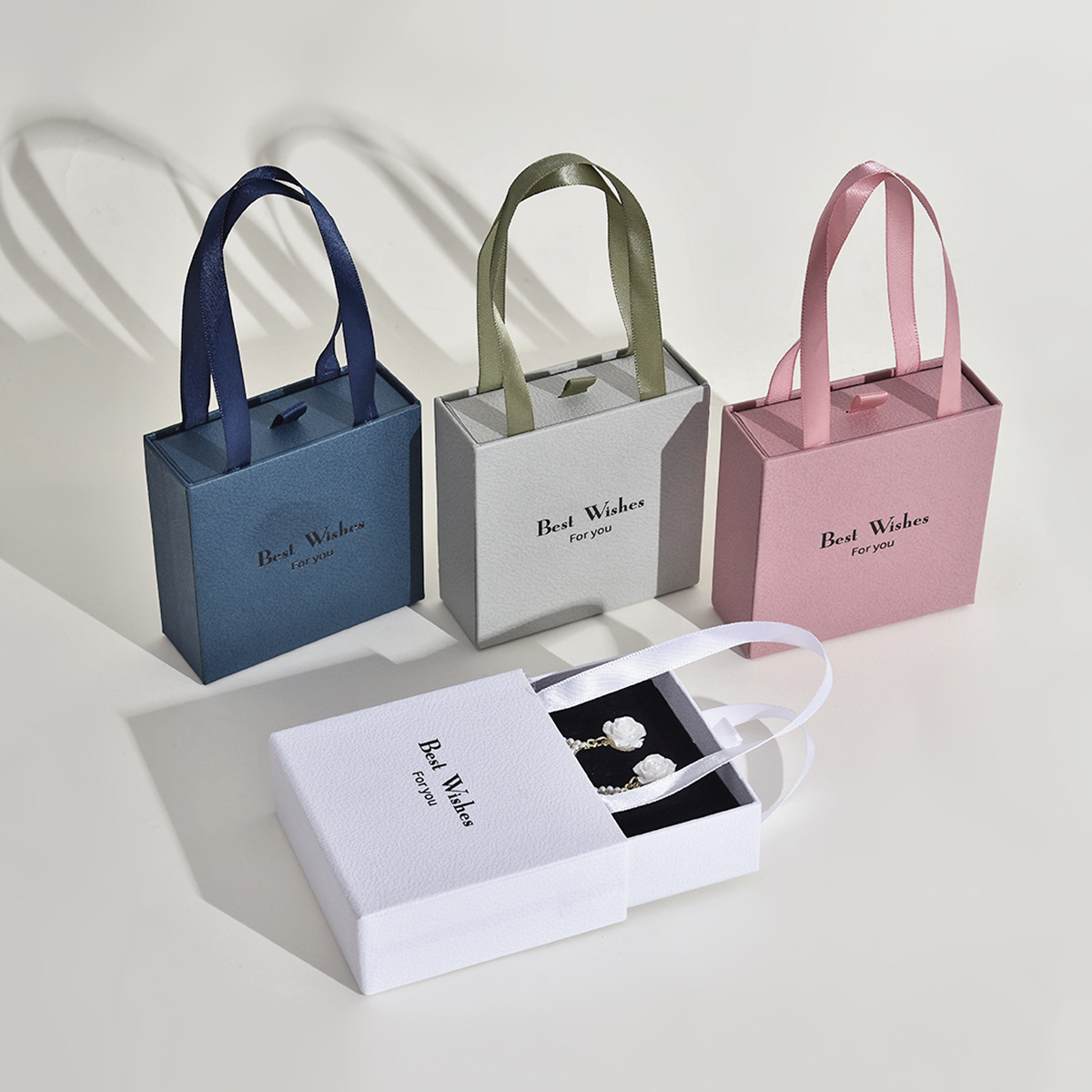 ハンドヘルドジュエリーボックス紙引き出しジュエリーケース旅行 - Ring Binder Box のレビューと価格