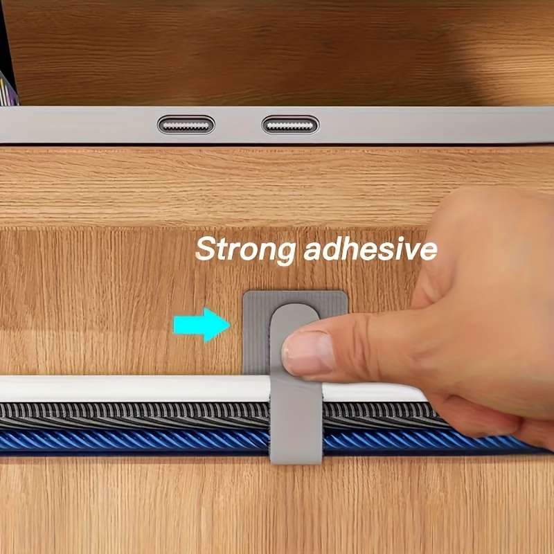 ケーブルタイ 再利用可能なストラップ ベルクロ フックとルー - Desk Setup Charging Station のレビューと価格