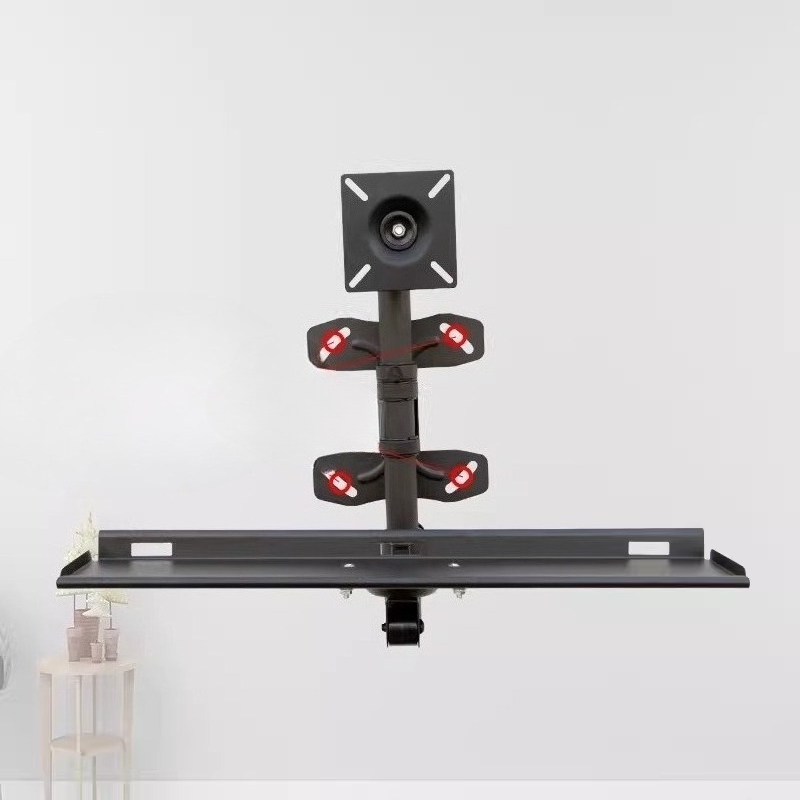 調整可能な壁掛けキーボードトレイ、人間工学に基づいたデスクオ - Desk Setup Living Room のレビューと価格