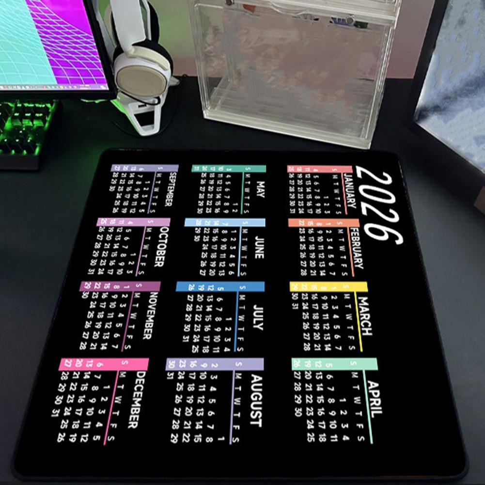 2026 カレンダー マウスパッド 防水 ホーム オフィス  - Rubber Mat Desk のレビューと価格