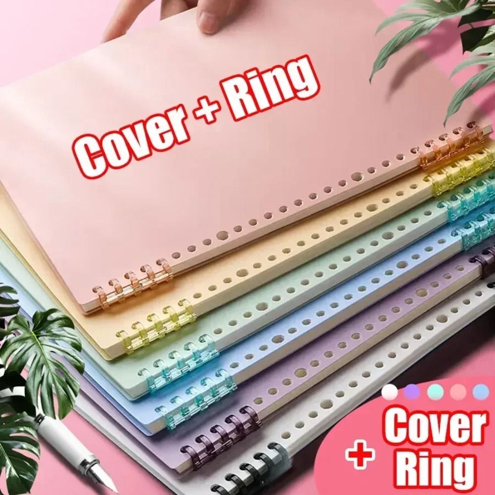 4 個 PP ルーズリーフブックカバー A4 A5 B5 カ - Ring Binder Box のレビューと価格