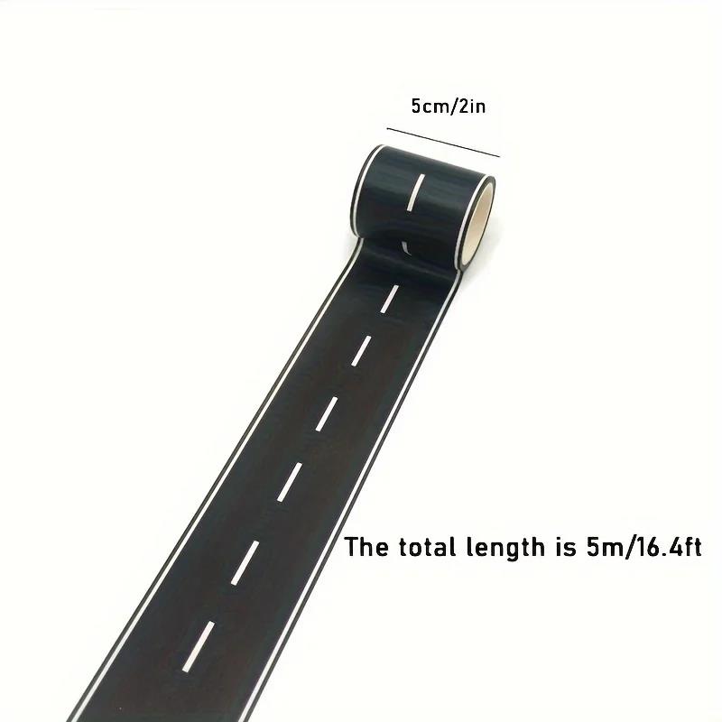 1～2ロールの再利用可能な道路標識ステッカー、黒い高速道路テ - Desk Setup Black のレビューと価格