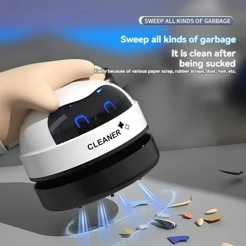 最新モデル ワイヤレスUSB充電式デスクトップダストクリーナ - Desk Setup Clean のレビューと価格