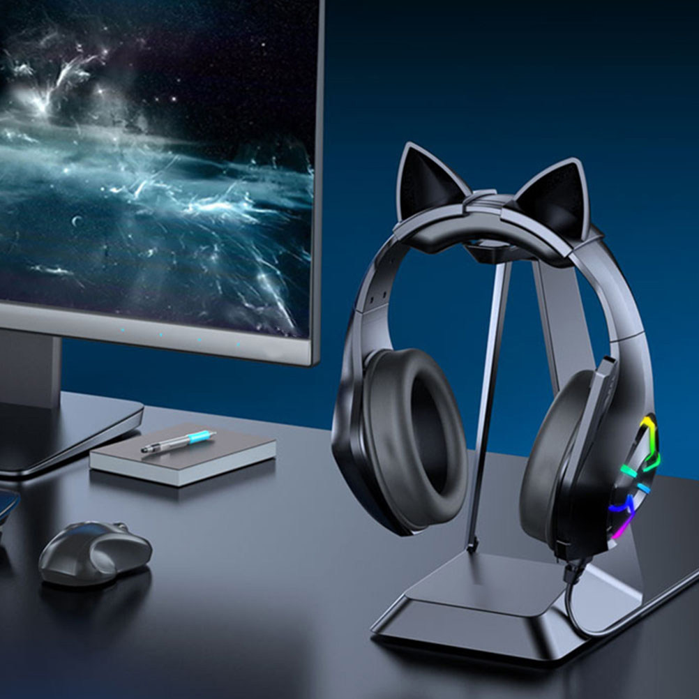 ヘッドセットスタンド ゲーミングデスクアクセサリー ABS製 - Desk Setup Headphone Stand のレビューと価格